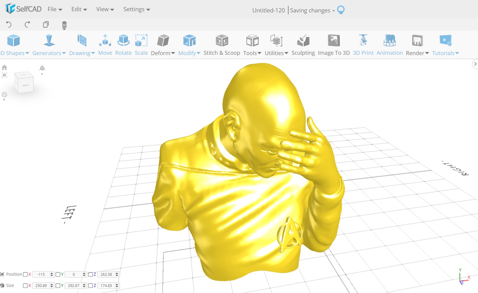 Modelado 3D en SelfCAD