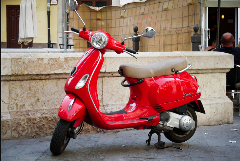 El scooter Piaggio 'Vespa'
