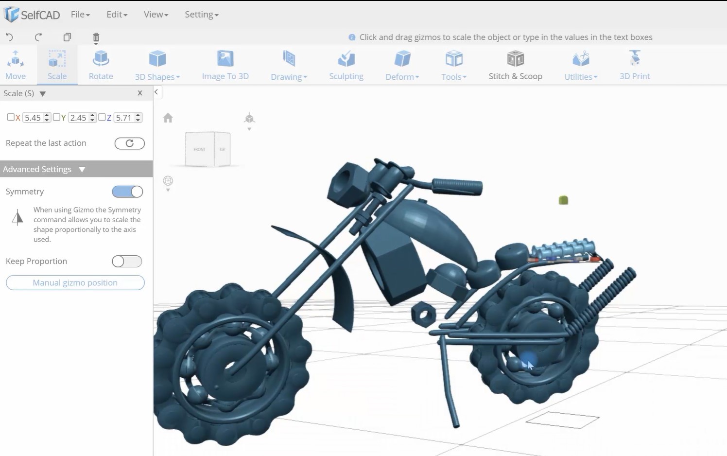 Mejor software de impresión 3D: SelfCAD