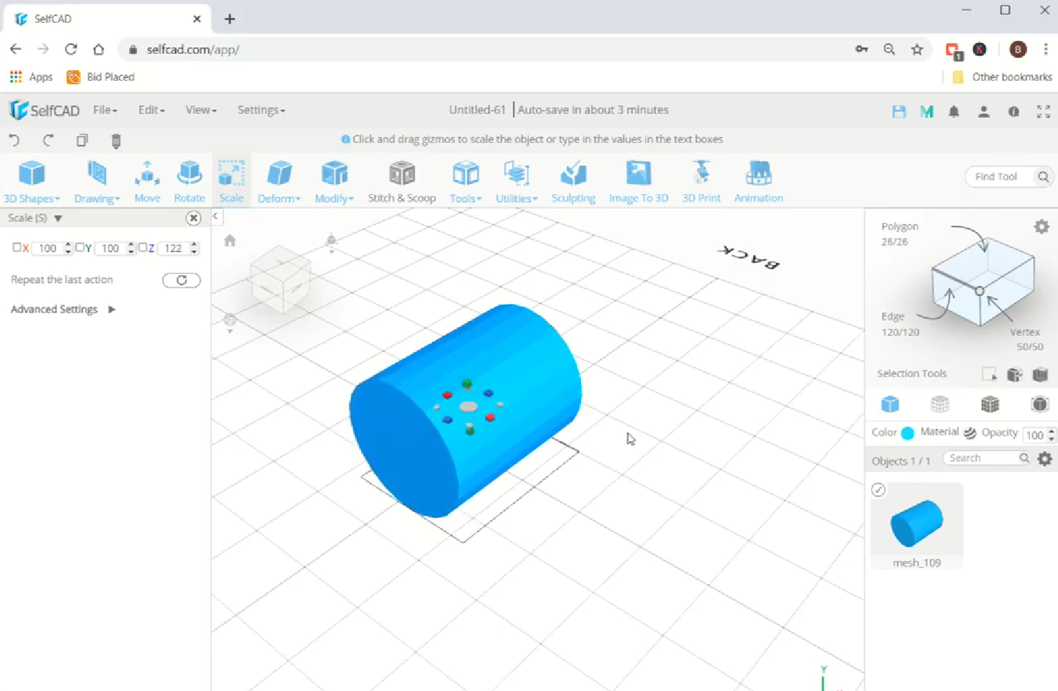Ampliación del diseño 3D