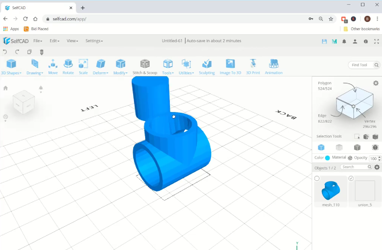 Agregar espesor al diseño 3D