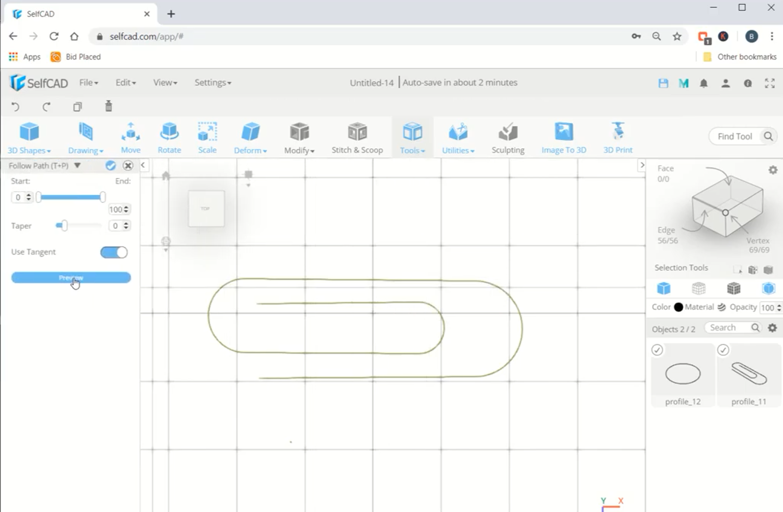 convertir un esbozo 2D en un modelo 3D