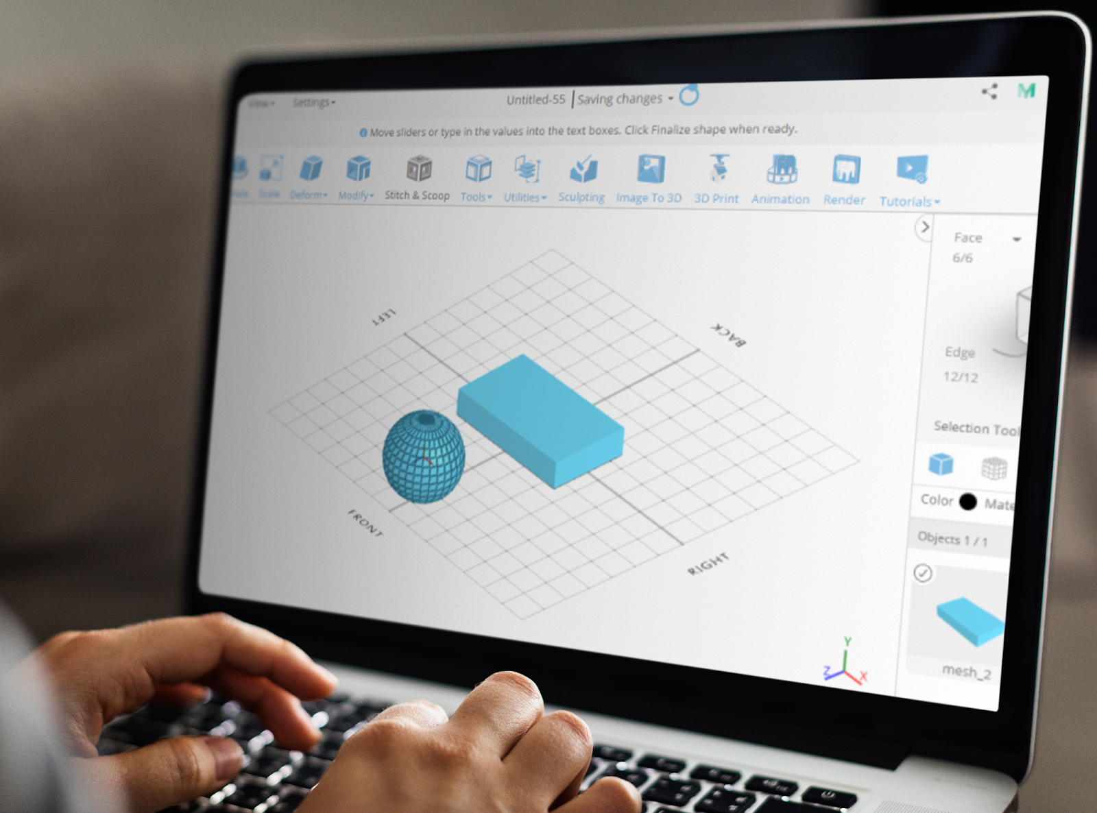 Diseño 3D en SelfCAD
