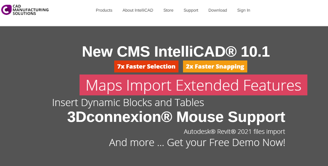 Interfaz CMS IntelliCAD