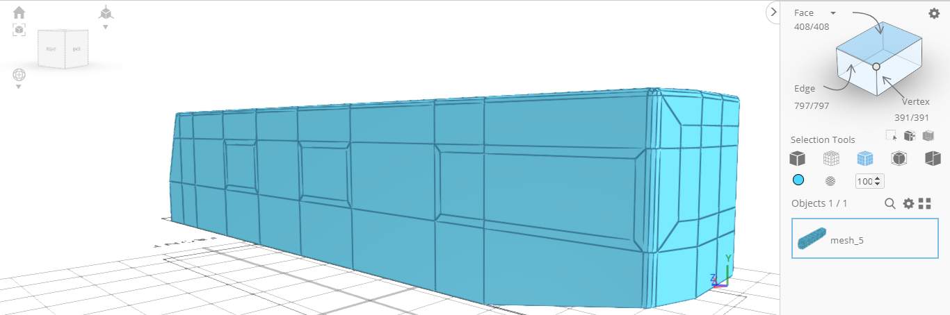 Modificación del objeto 3D mediante la inserción
