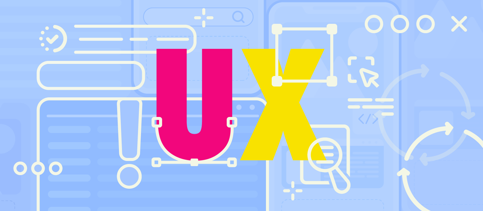 Ilustración de diseño UX