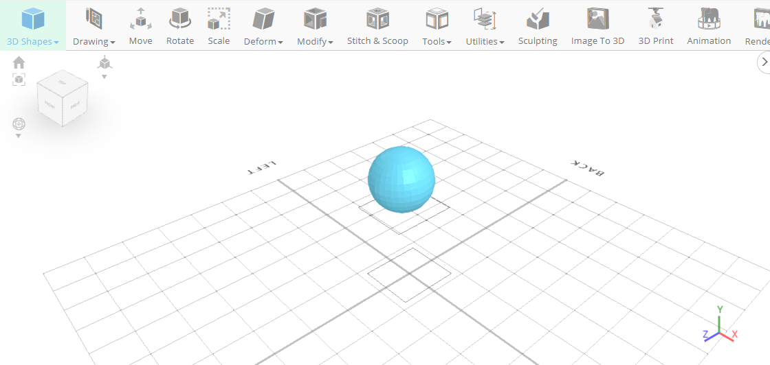 Diseño de la cabeza del modelo 3D