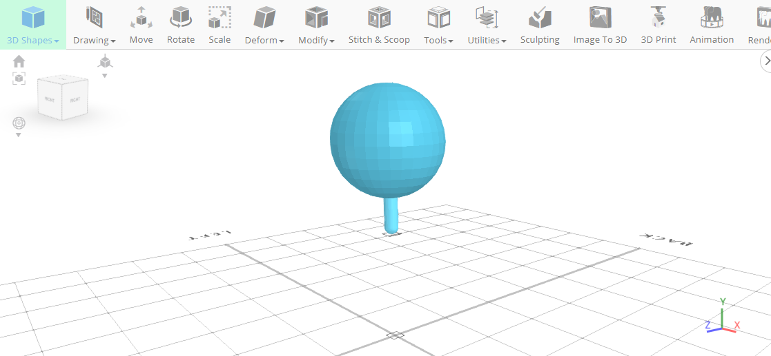 Diseño 3D de la parte inferior
