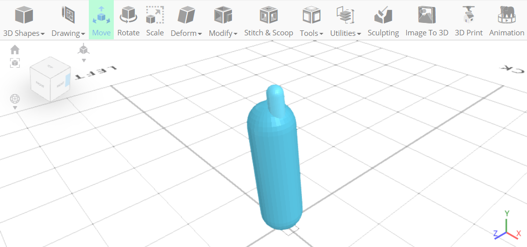 Modelado en 3D de los dedos