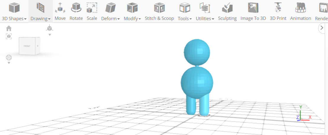 Copia el otro modelo 3D de la pierna