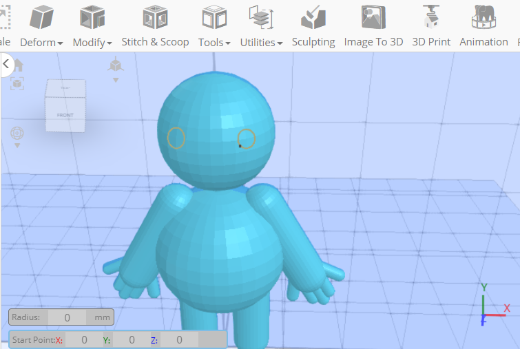 Continúe dibujando los círculos y conviértelos en modelos 3D