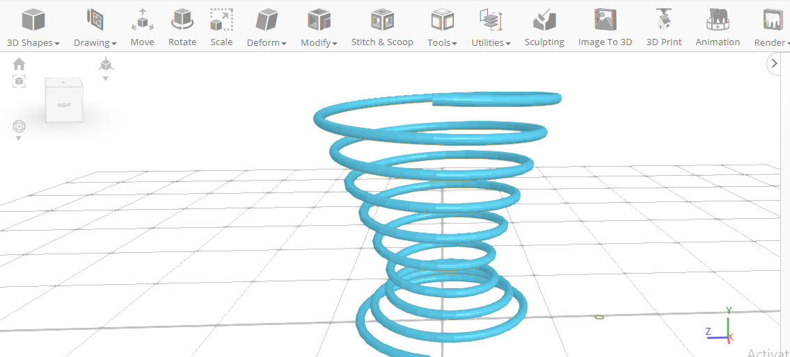 Convertir el diseño invertido en objeto 3D