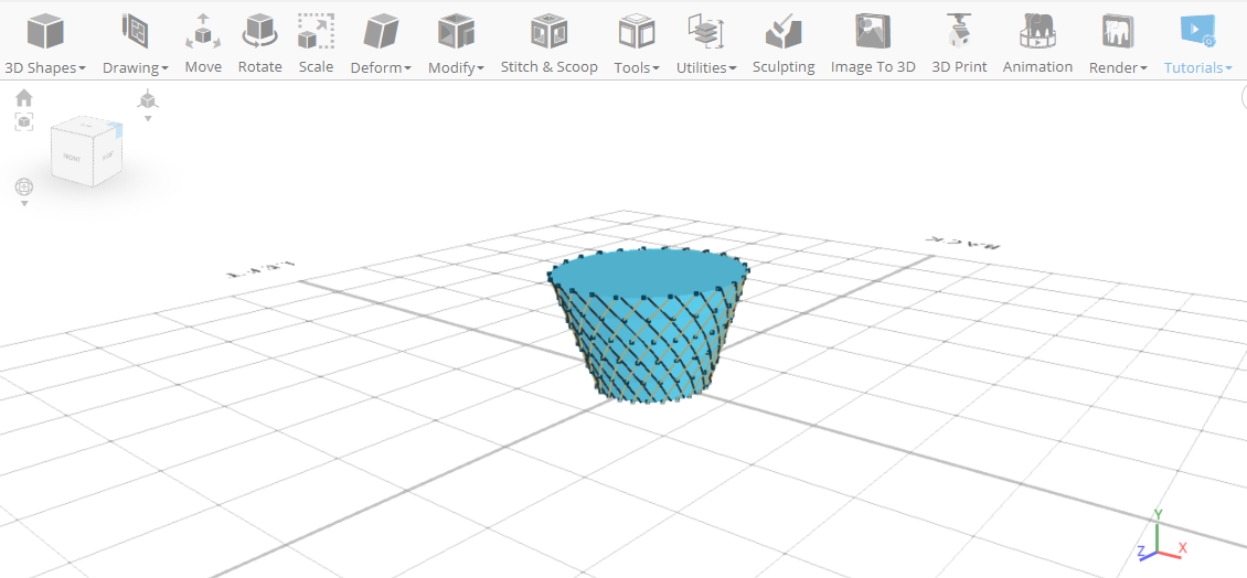 Versión combinada de los modelos 3D