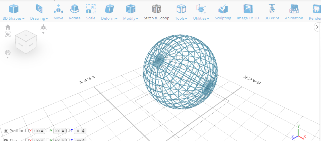 El diseño 3D en modo Wireframe