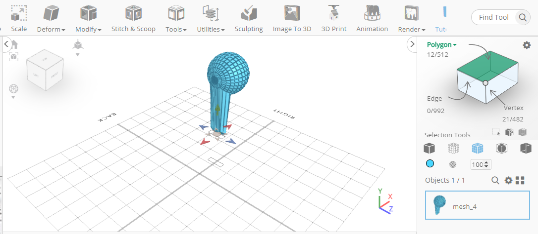 Modificación de la esfera