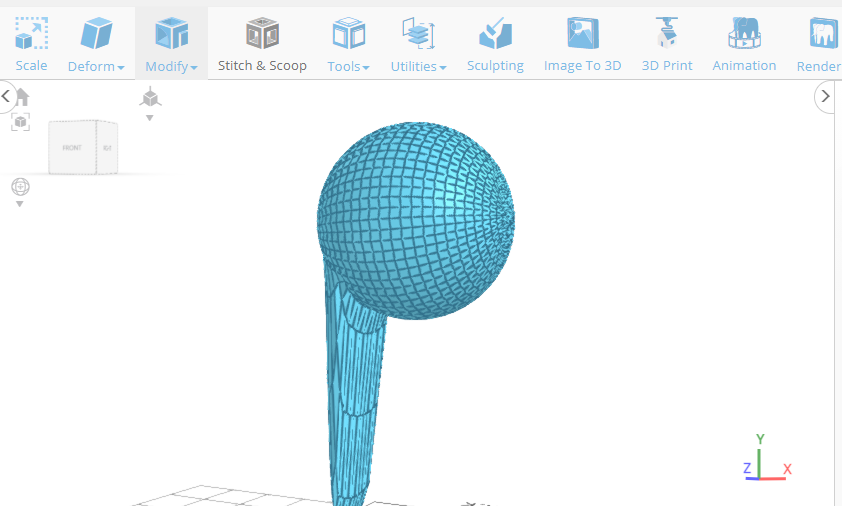 Suavizar el diseño 3D del Earbud