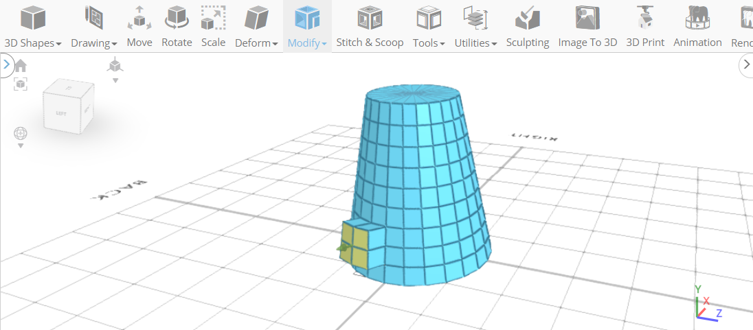 Creación del brote del modelo
