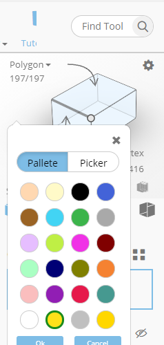 Palitos de colores de SelfCAD
