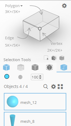Diseño 3D de un sello en un software de modelado 3D