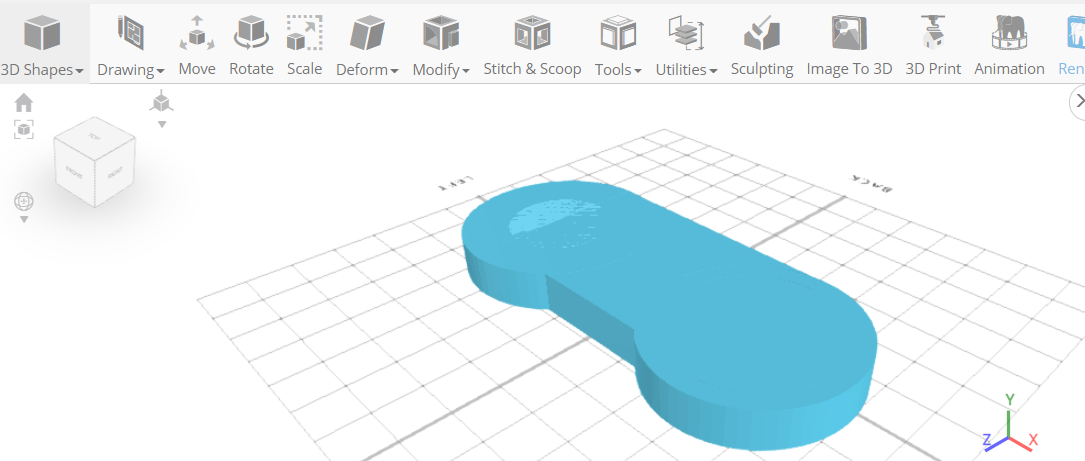 Diseño 3D de un controlador de vídeo