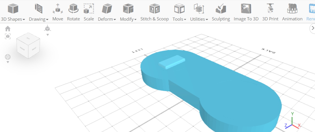 Diseño 3D de un controlador de vídeo
