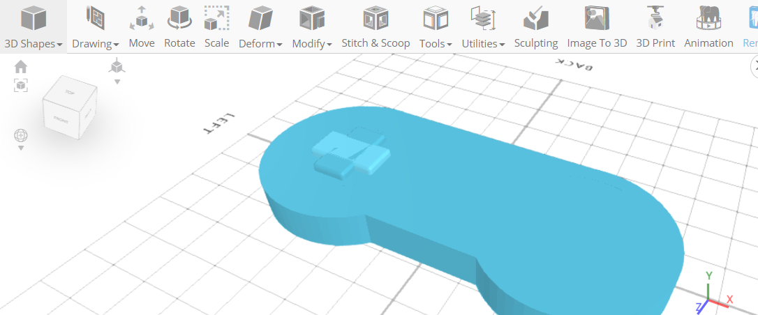 Diseño 3D de un controlador de vídeo
