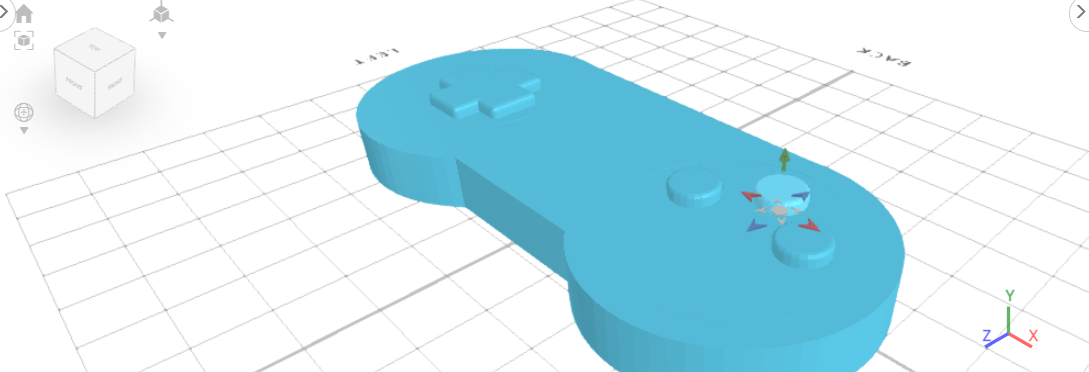 Diseño 3D de un controlador de vídeo