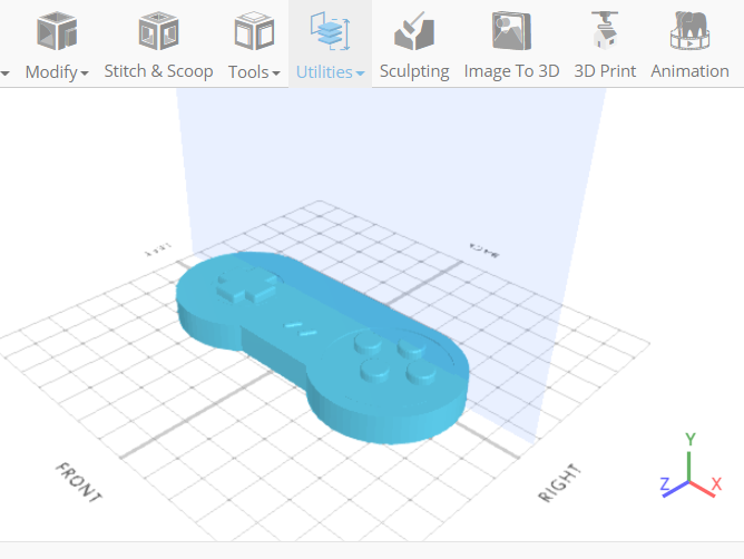 Diseño 3D de un controlador de vídeo